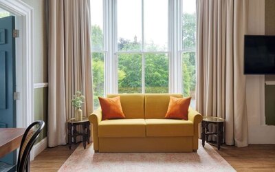 Lounge area at Elmbank York, Tapestry Collection By Hilton.