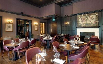 Dining room at Elmbank York, Tapestry Collection By Hilton.