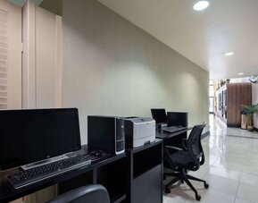 Business center at Hotel Marguerite.