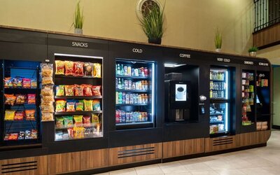 Snack bar at Hotel Marguerite.