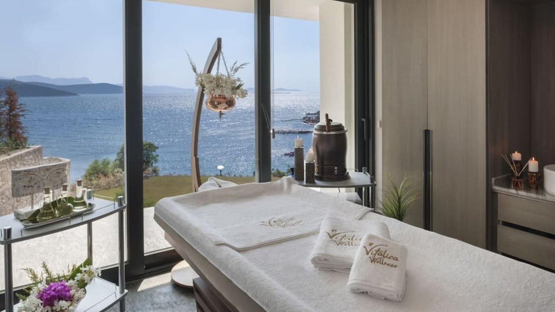 Spa and massage available at Le Méridien Bodrum Beach Resort.