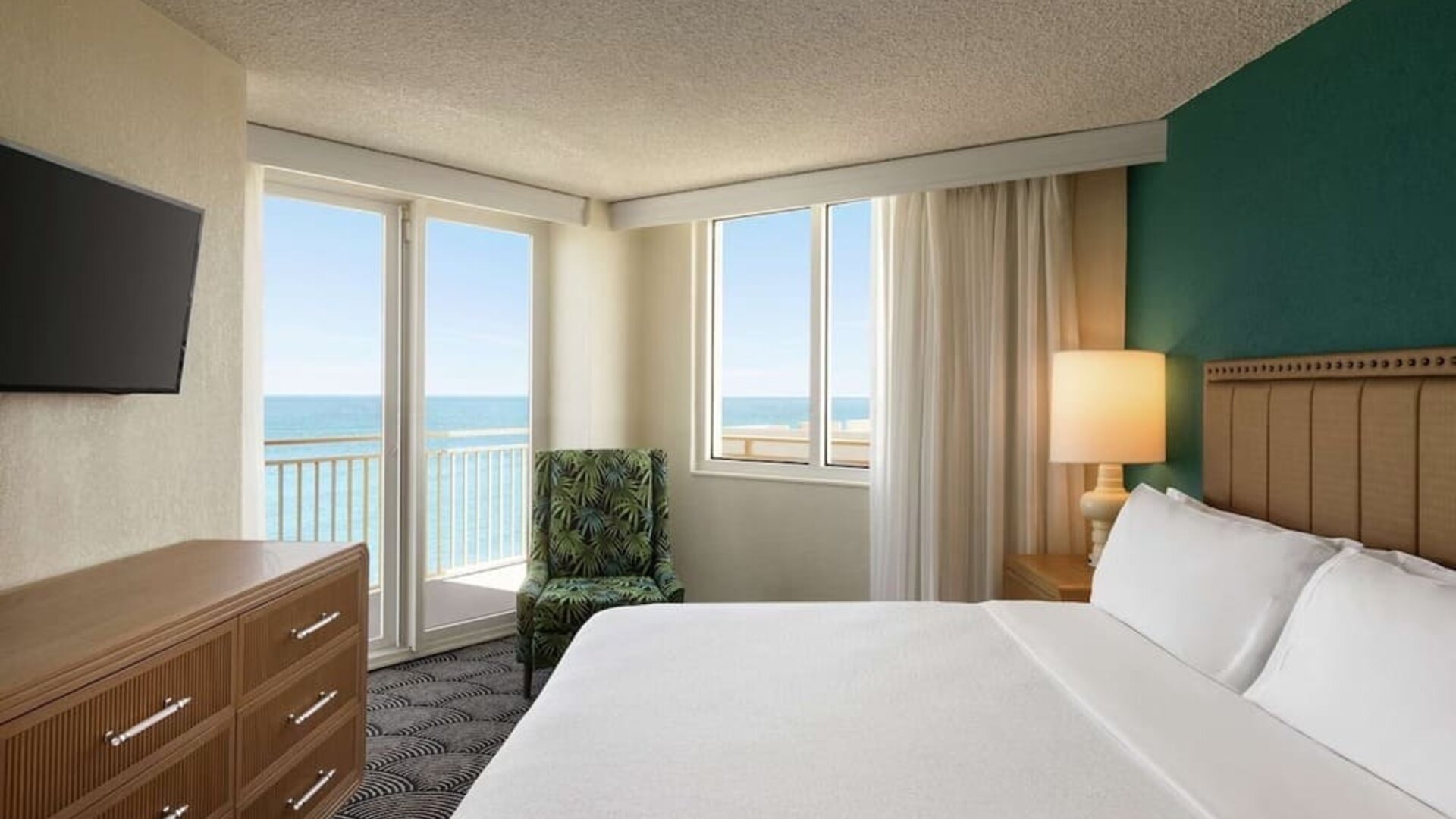 Romantic day use room at Embassy Suites By Hilton Deerfield Beach Resort & Spa.