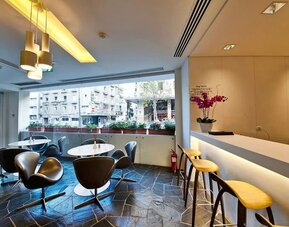 Hotel bar and lounge at Prima Vera Hotel.