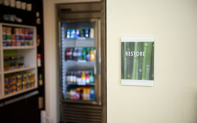 Snack bar at Element Miami Doral.