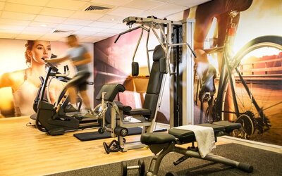 Fitness center at Prima Royale Hotel.