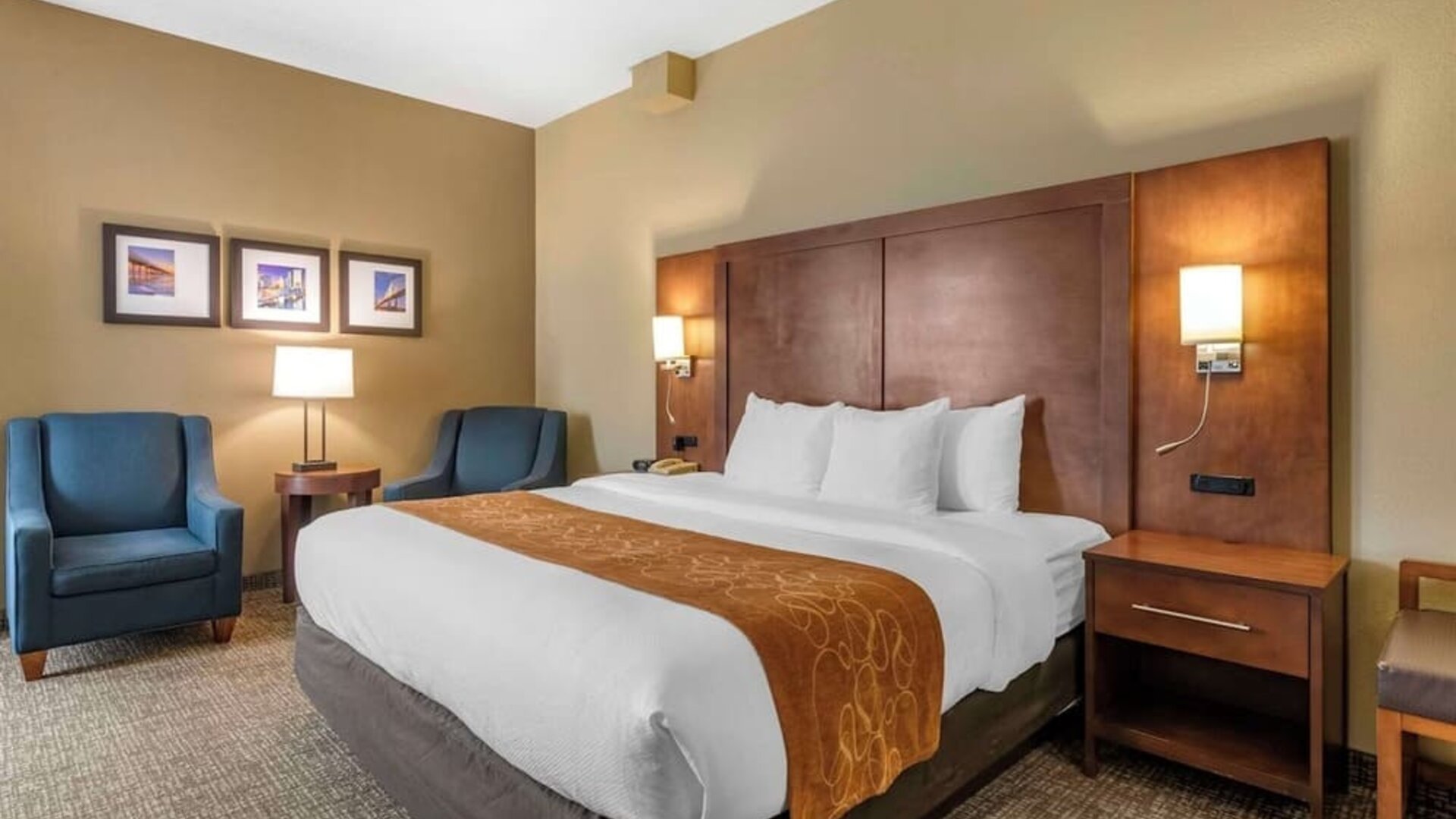 Romantic king room at Comfort Suites Baymeadows Near Butler Blvd.