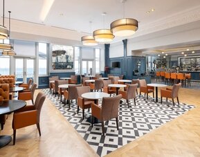 Hotel restaurant at DoubleTree By Hilton Brighton Metropole.