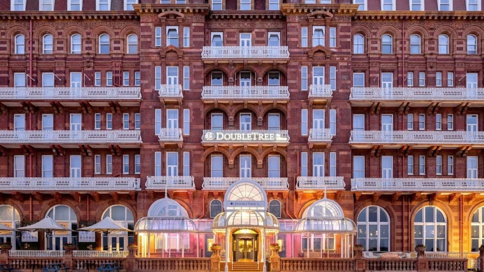 Exterior of DoubleTree By Hilton Brighton Metropole.