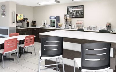 Dining room at Super 8 Bedford DFW Airport West.  