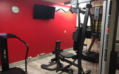 Fitness center available at Super 8 Bedford DFW Airport West.   