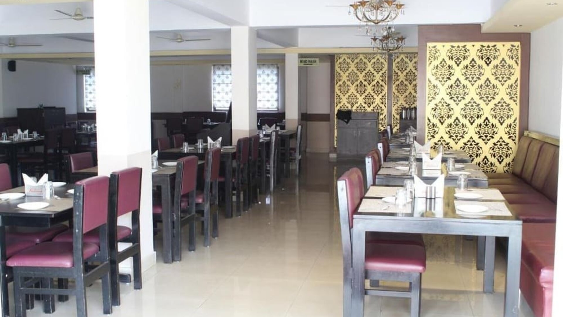 Dining room at The Nisarga Grand.