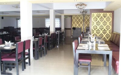 Dining room at The Nisarga Grand.