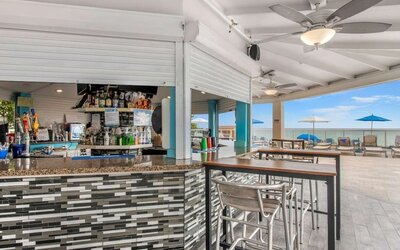 Hotel bar at Ramada Plaza Marco Polo Beach Resort.