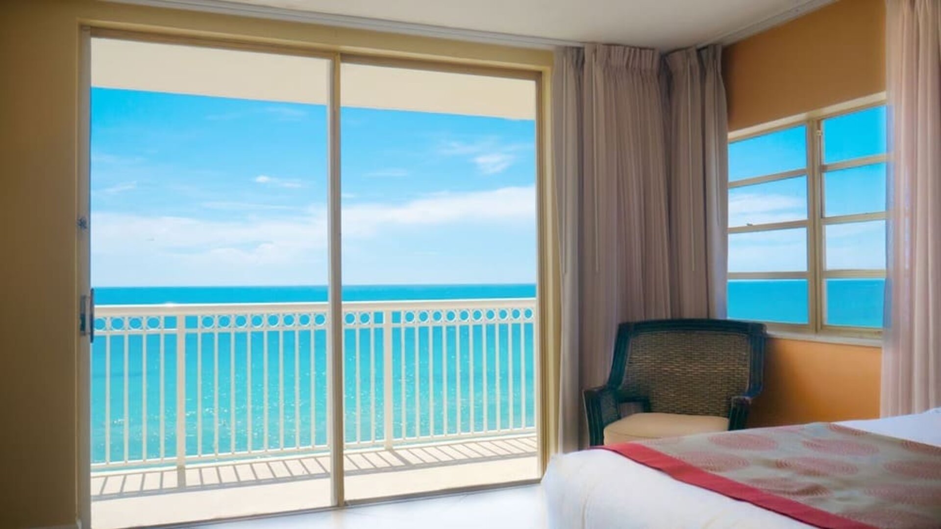 Day use room with sea view at Ramada Plaza Marco Polo Beach Resort.