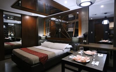 Day room with dining area Day use room at Victoria Court Malabon.