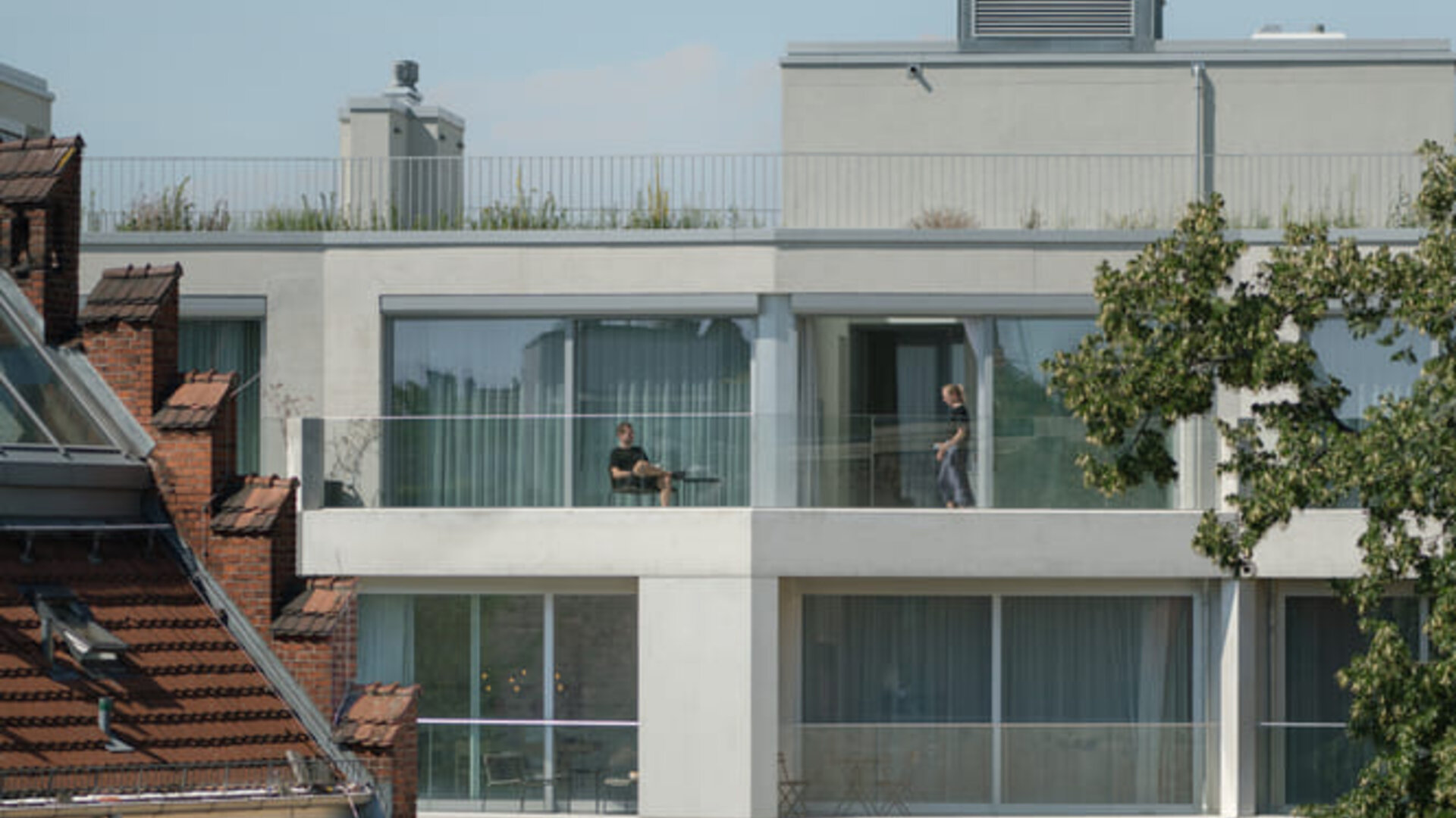 Building exterior at Wilmina Hotel.