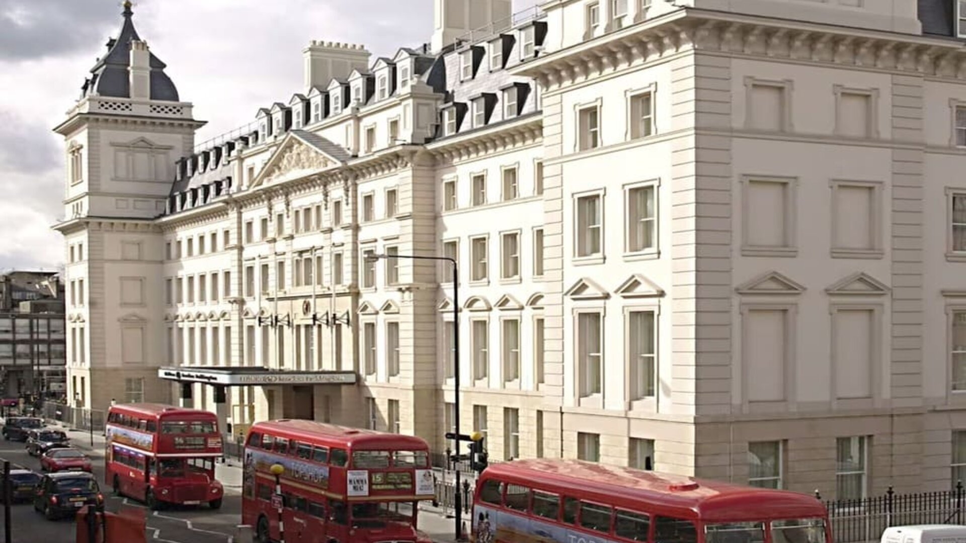 Hotel exterior at Hilton London Paddington.