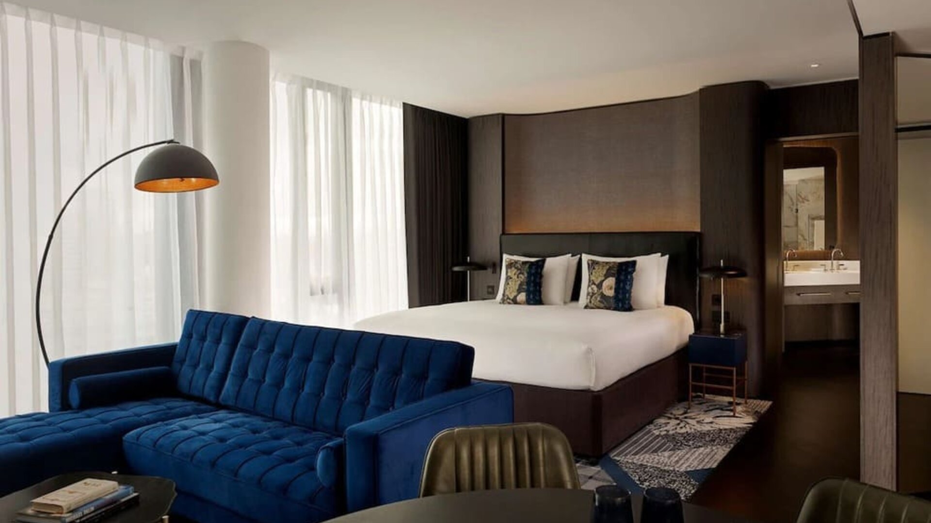 King suite with living area at The Westminster London, Curio Collection By Hilton.  