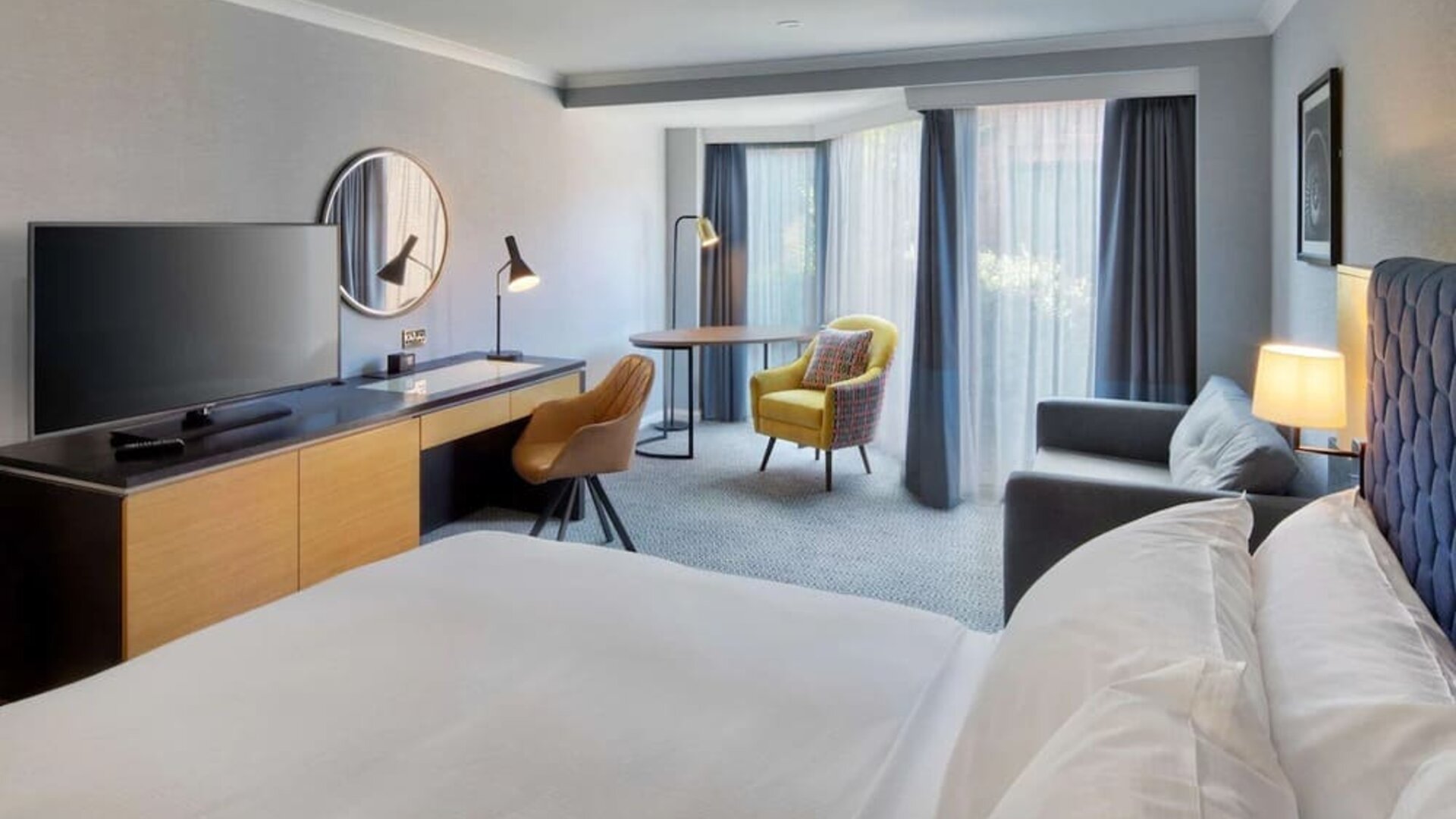 Spacious day use room at DoubleTree By Hilton Manchester Airport.