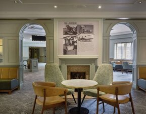 Dining seat at DoubleTree By Hilton Southampton.