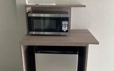 Day room with mini-fridge at Express Inn - Richey.