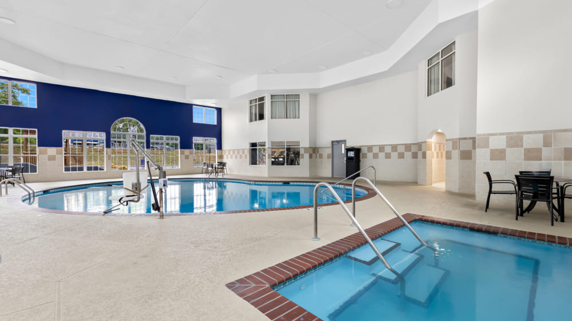 Indoor poor at Comfort Inn & Suites Nashville.