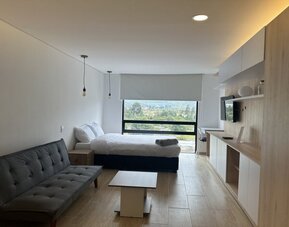 Apartaestudio Con Jacuzzi Privado Y Vistas A Las Montañas