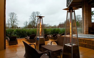 Sun deck at DoubleTree By Hilton Bristol South - Cadbury House.