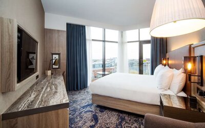 Day use room with city view at DoubleTree by Hilton London Kingston upon Thames.