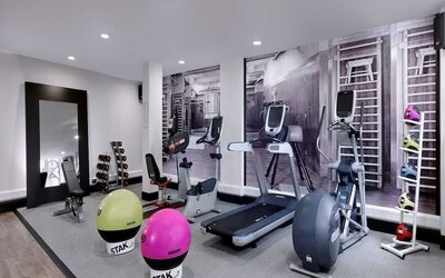 Fitness center available at DoubleTree By Hilton Nottingham - Gateway. 