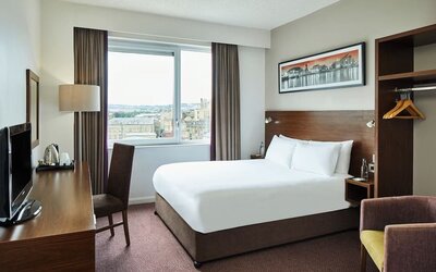 Day use room with natural light at Leonardo Hotel Bradford.