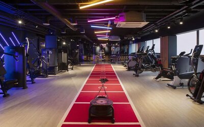 Well equipped fitness facility at Leonardo Royal Hotel Birmingham.