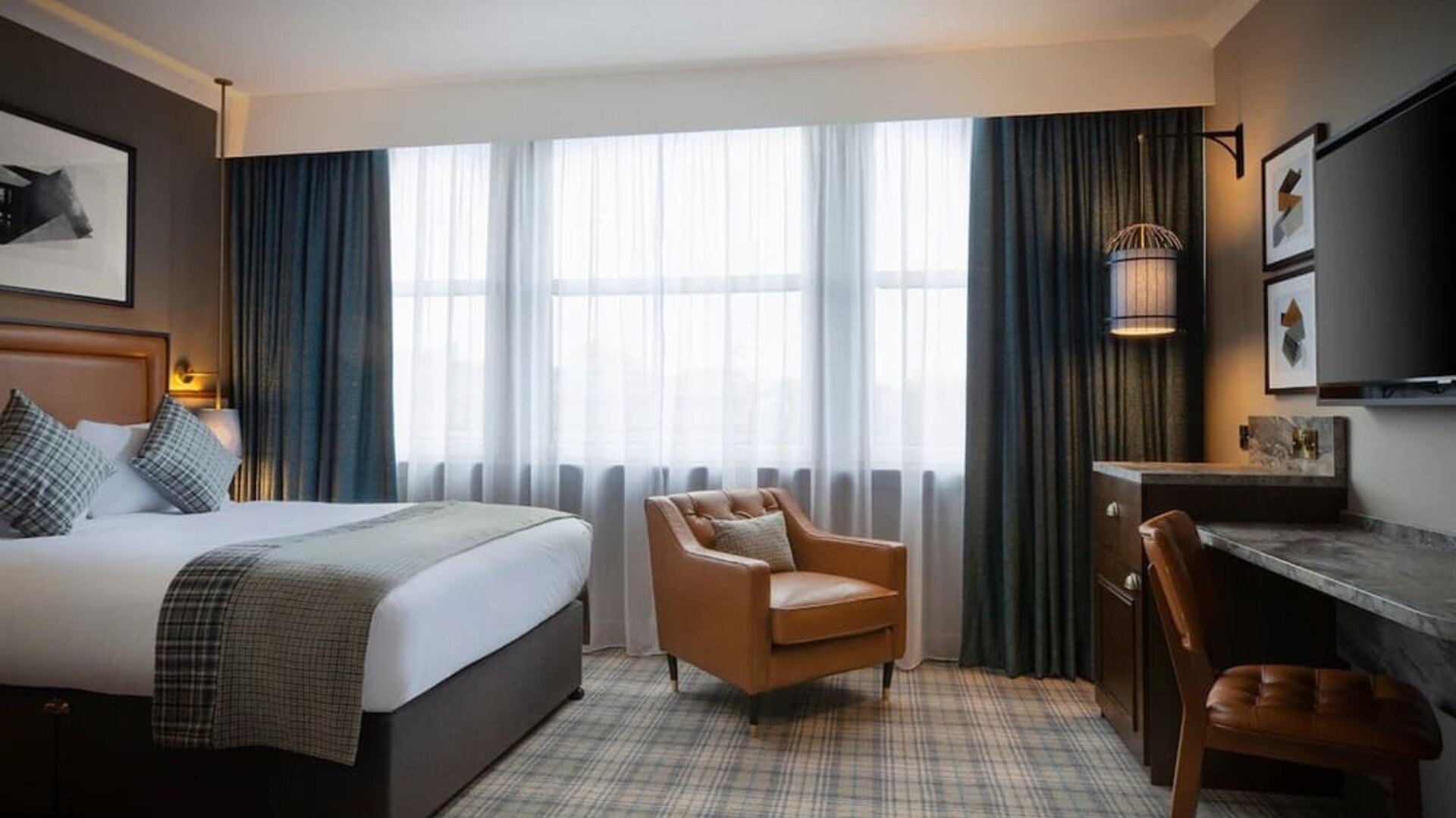 Spacious day use room at Leonardo Royal Hotel Edinburgh.