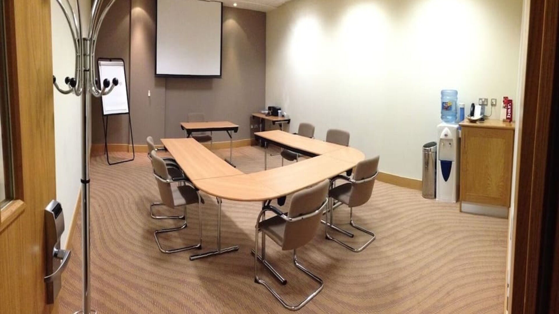 Professional meeting room at Leonardo Hotel Exeter.