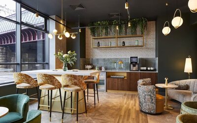 Executive lounge at Leonardo Royal Hotel Glasgow.