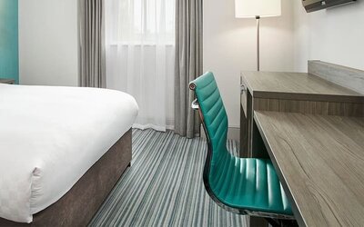 Work desk at Leonardo Hotel Middlesbrough.