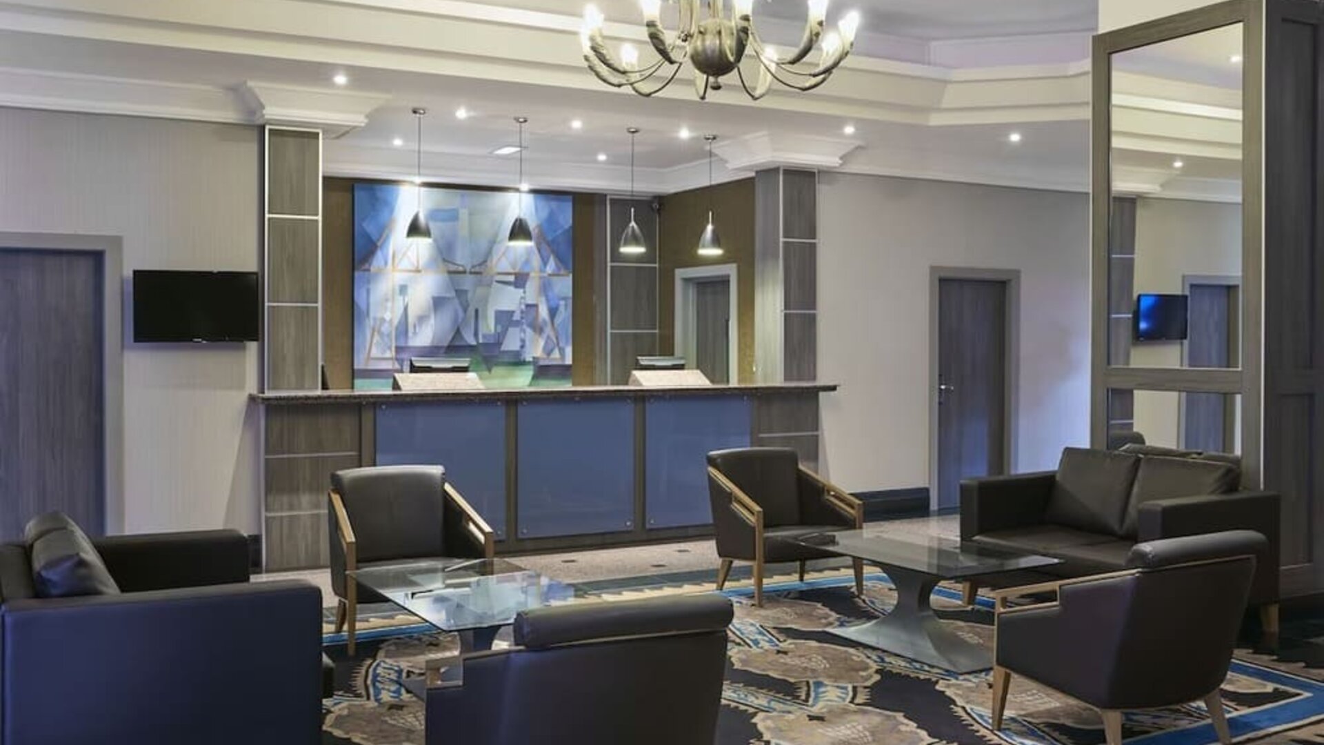 Lounge area at Leonardo Hotel Middlesbrough.