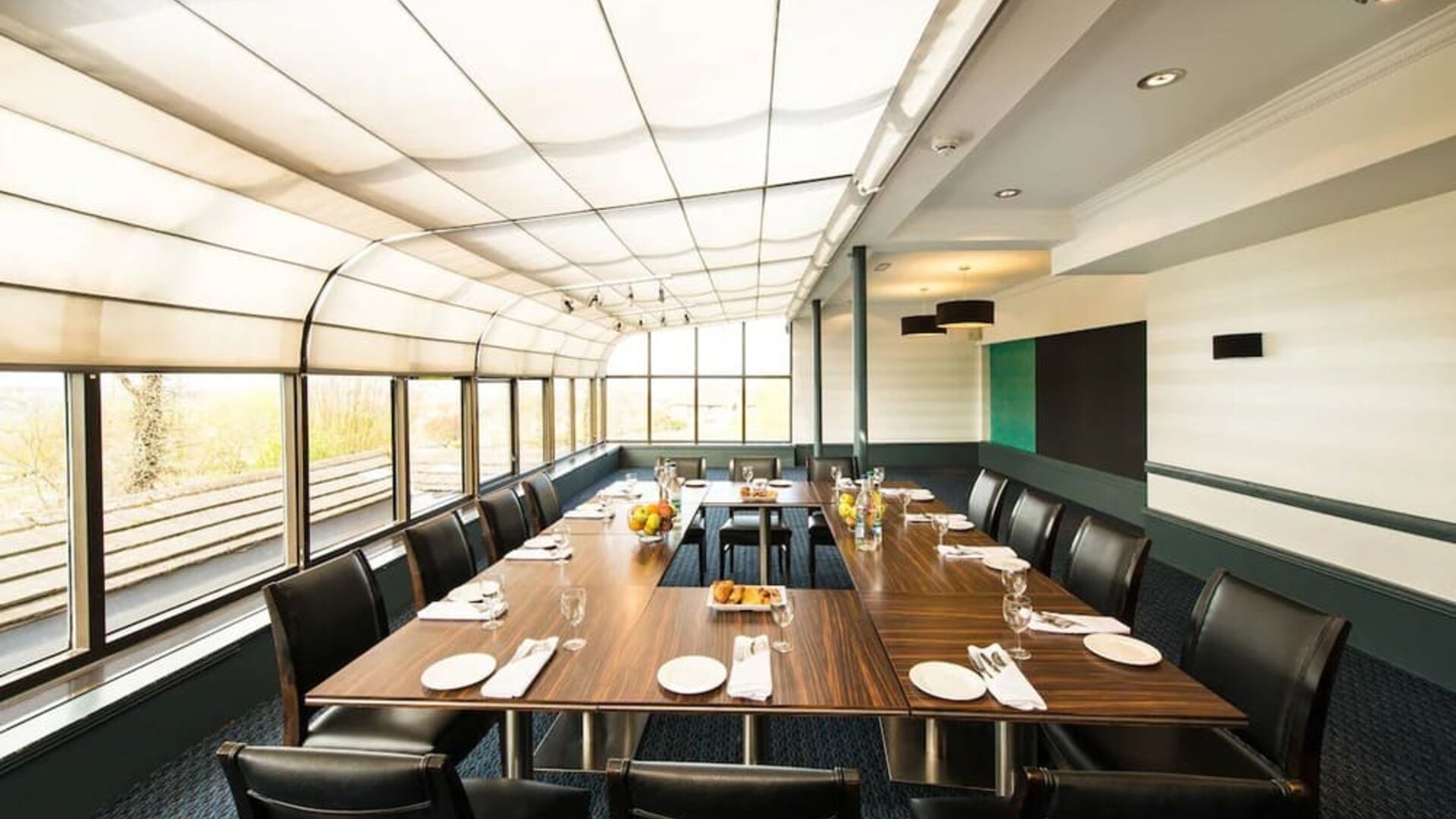 Meeting room with natural light at Leonardo Hotel Edinburgh Murrayfield.