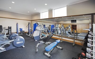 Fitness center at Leonardo Hotel Inverness.
