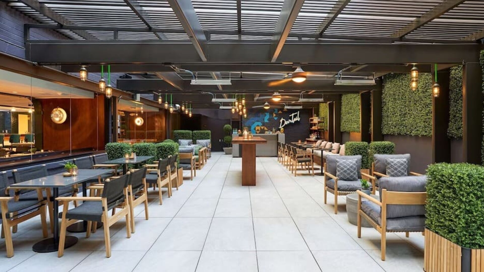 Lounge and coworking space at Viceroy Washington DC.