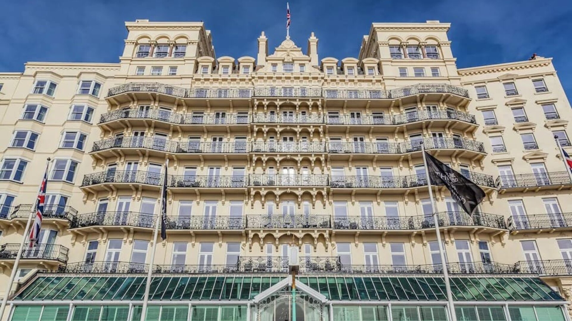 Hotel exterior at The Grand Brighton. 