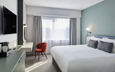 Spacious day use room at Leonardo Hotel Dublin Parnell Street.