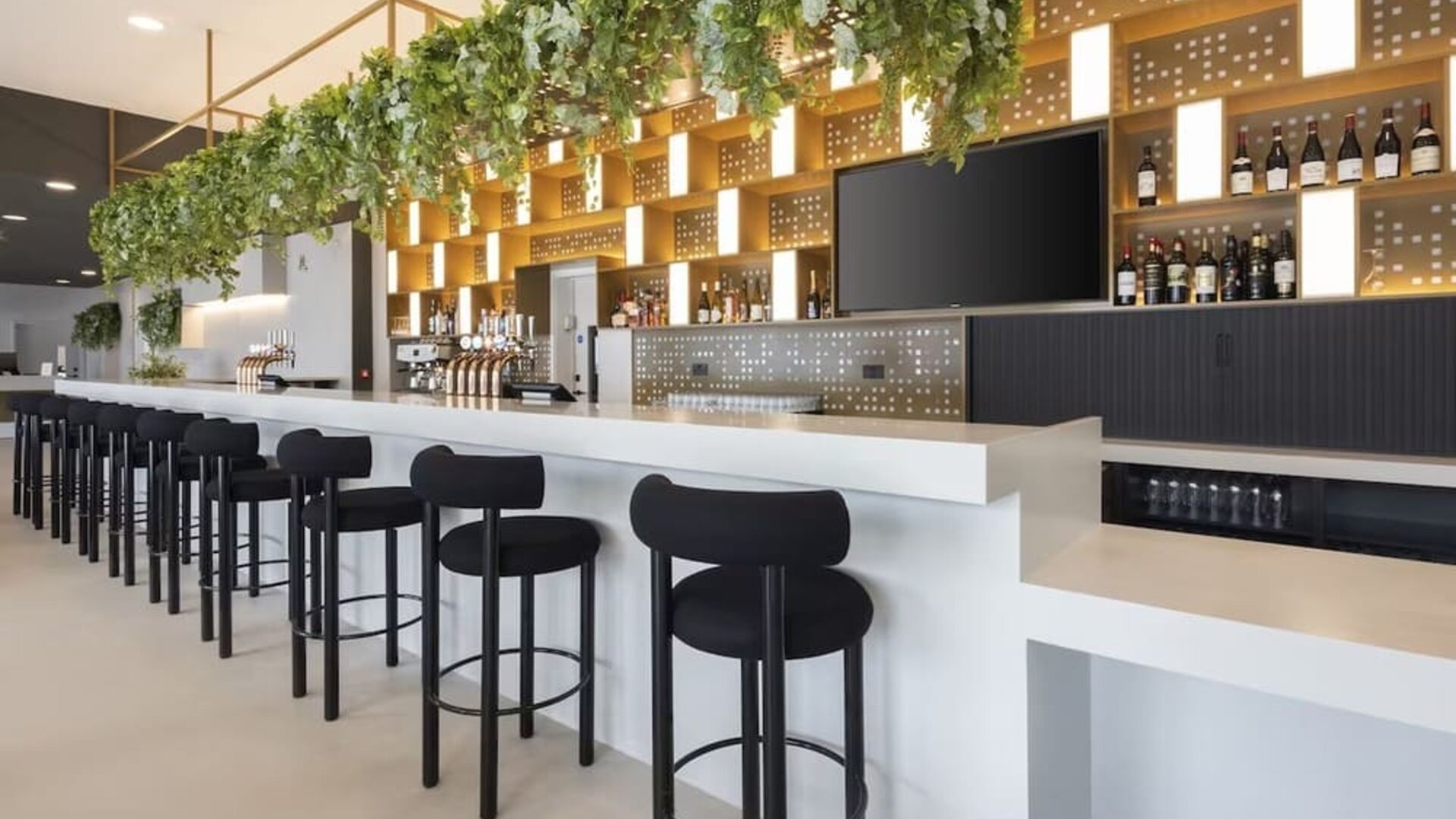 Hotel bar at Leonardo Hotel Manchester Piccadilly. 