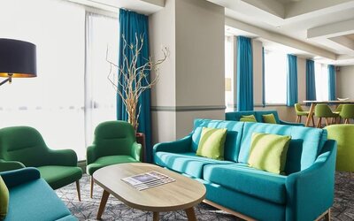 Lounge seating at Leonardo Hotel Newcastle.