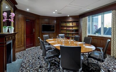 Professional meeting room at Leonardo Hotel Southampton Grand Harbour.