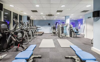 Fitness center available at Leonardo Hotel Southampton Grand Harbour.