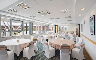 Banquet hall at Leonardo Hotel Liverpool.