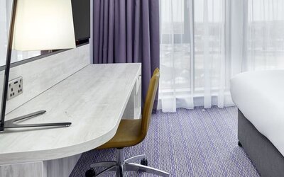 Day use room with work desk at Leonardo Hotel Swindon.