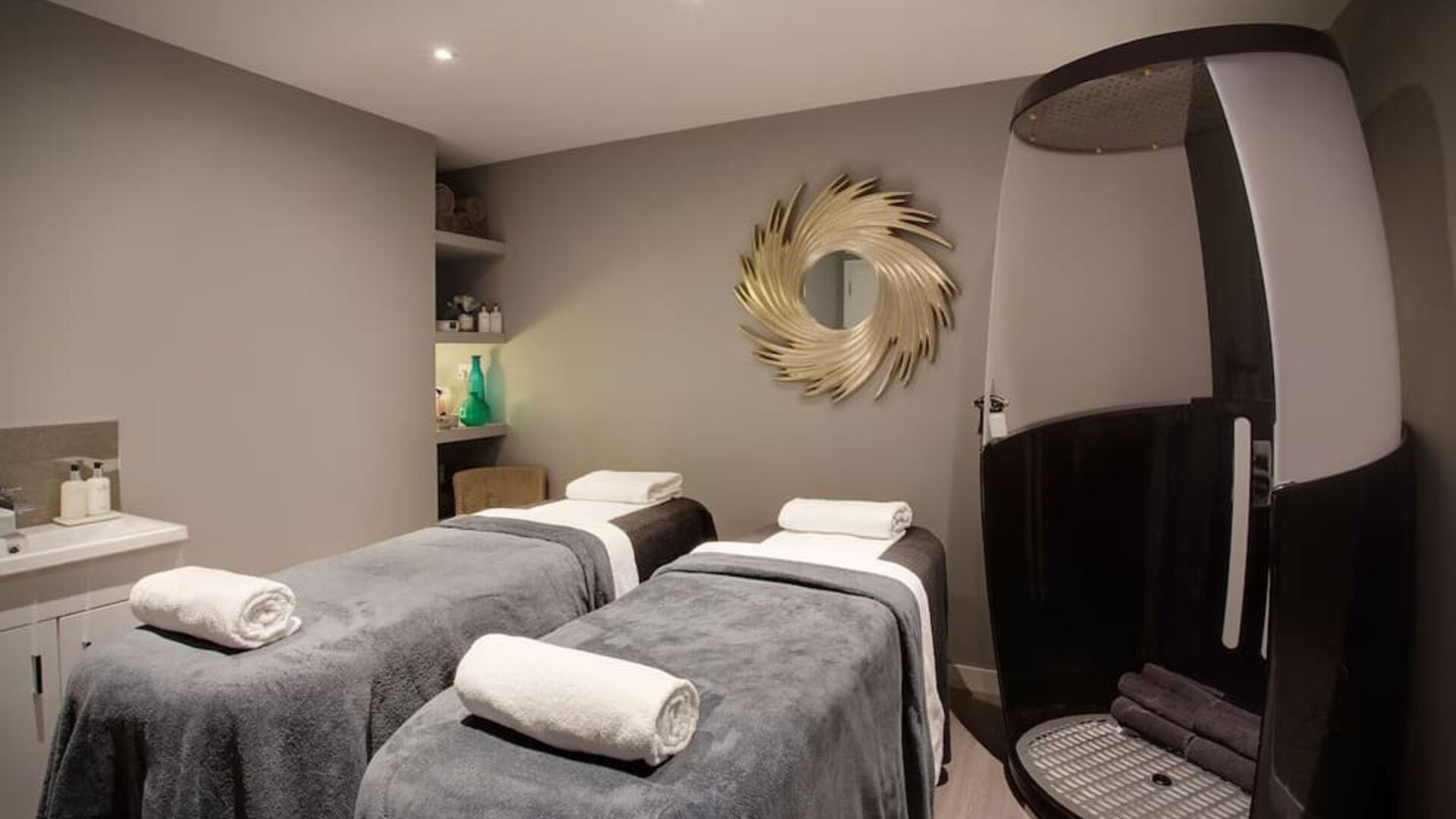 Hotel spa at Leonardo Royal Hotel Brighton Waterfront.