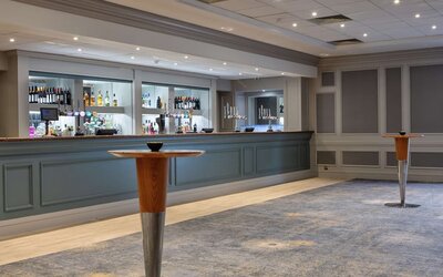 Hotel bar at DoubleTree By Hilton Stoke On Trent.
